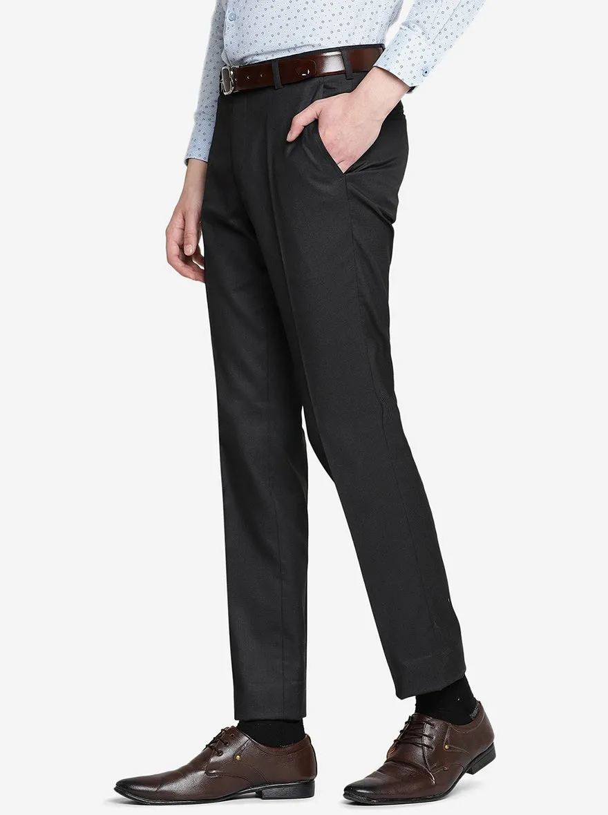 Black Slim Fit Formal Trouser from JB Studio