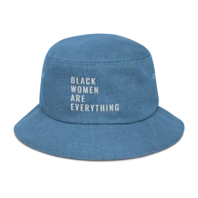 Black Women Are Everything Denim Bucket Hat