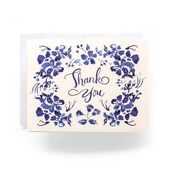 Boxed Cards Blue Wildflower