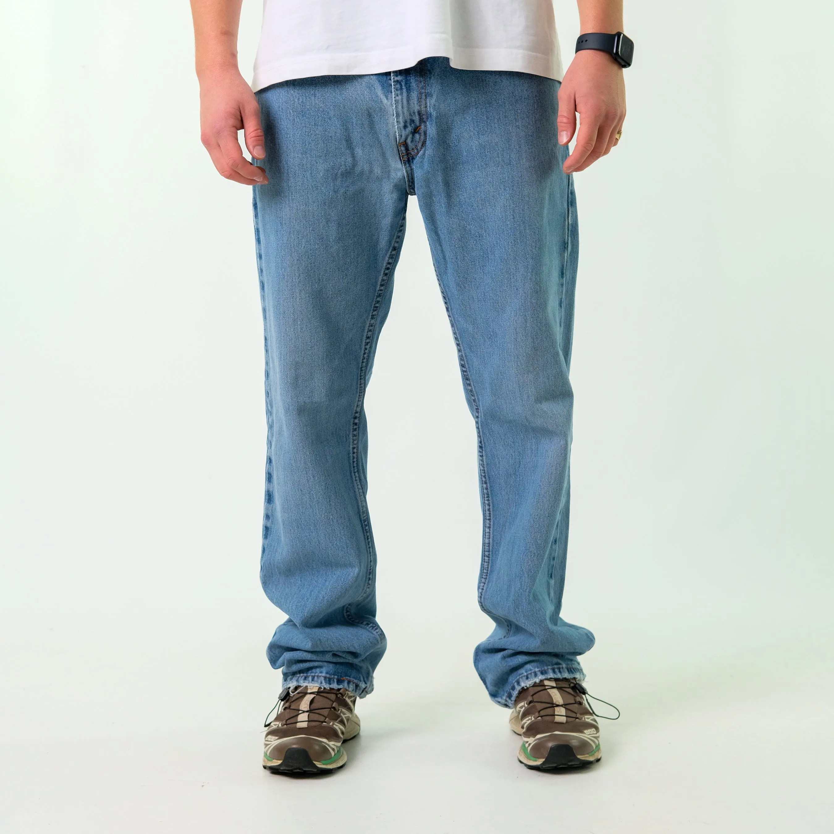 Blue y2ks Levi's 505 Denim Jeans Baggy Pants (36x34)