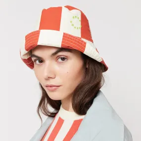 Bobo Choses Red Striped Fisherman Hat Unisex