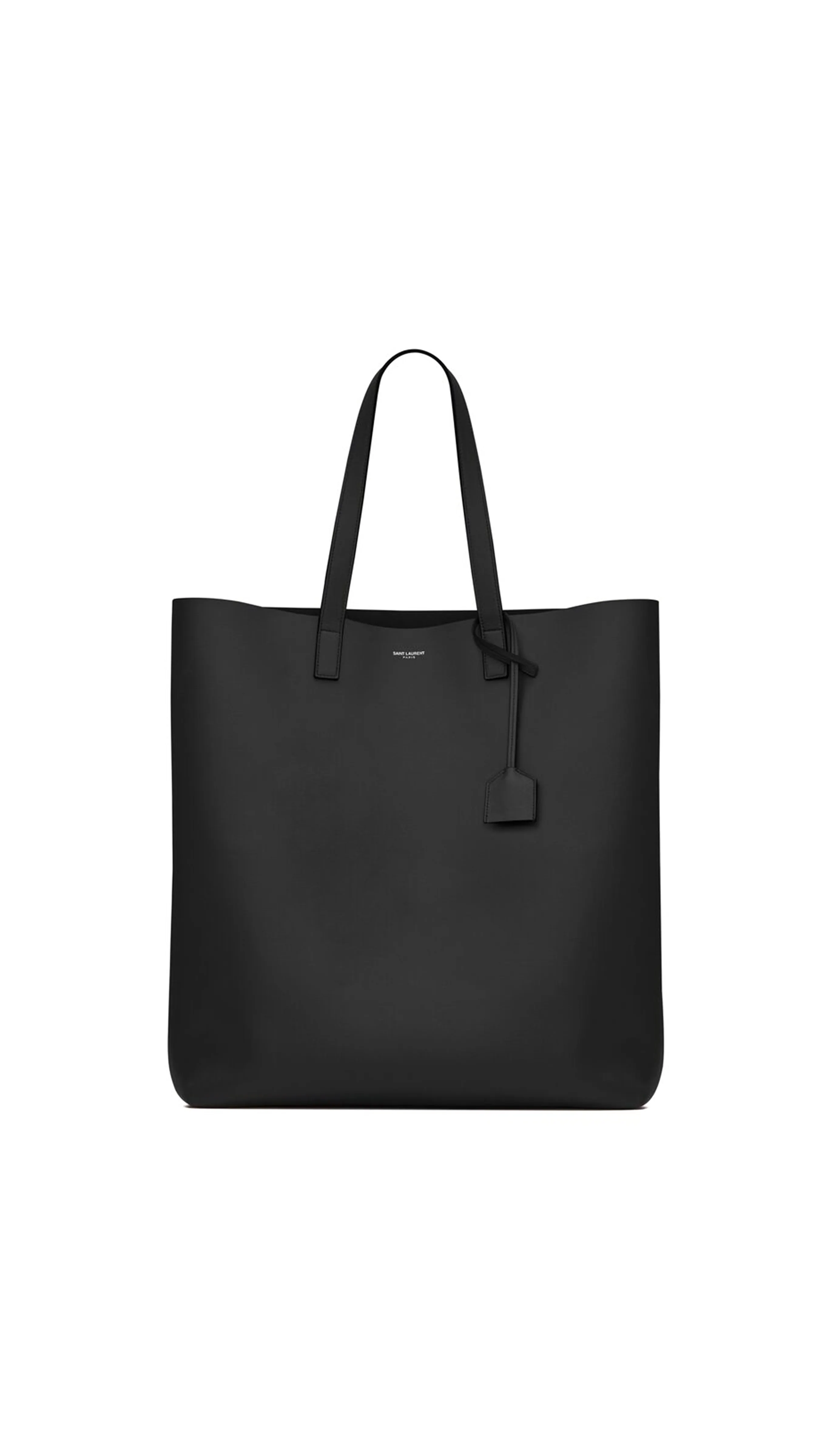 Bold Shopping Bag Soft Leather Black