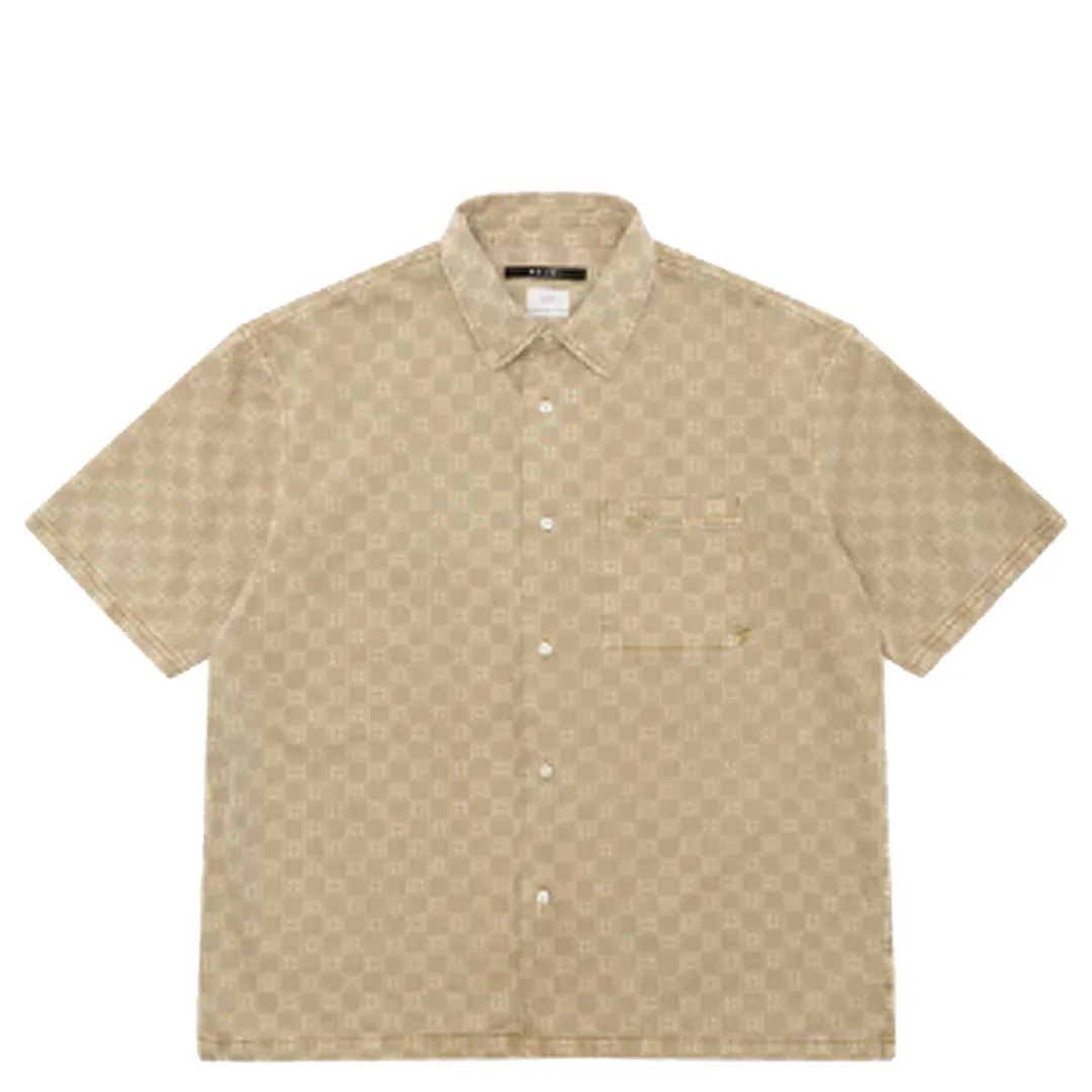 BOX DENIM SS SHIRT TAN