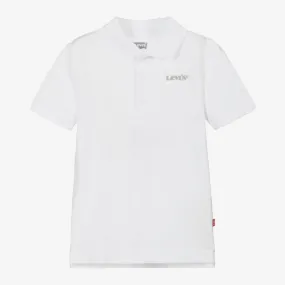 Boys White Polo Shirt