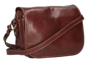 Brown debora calfskin bag