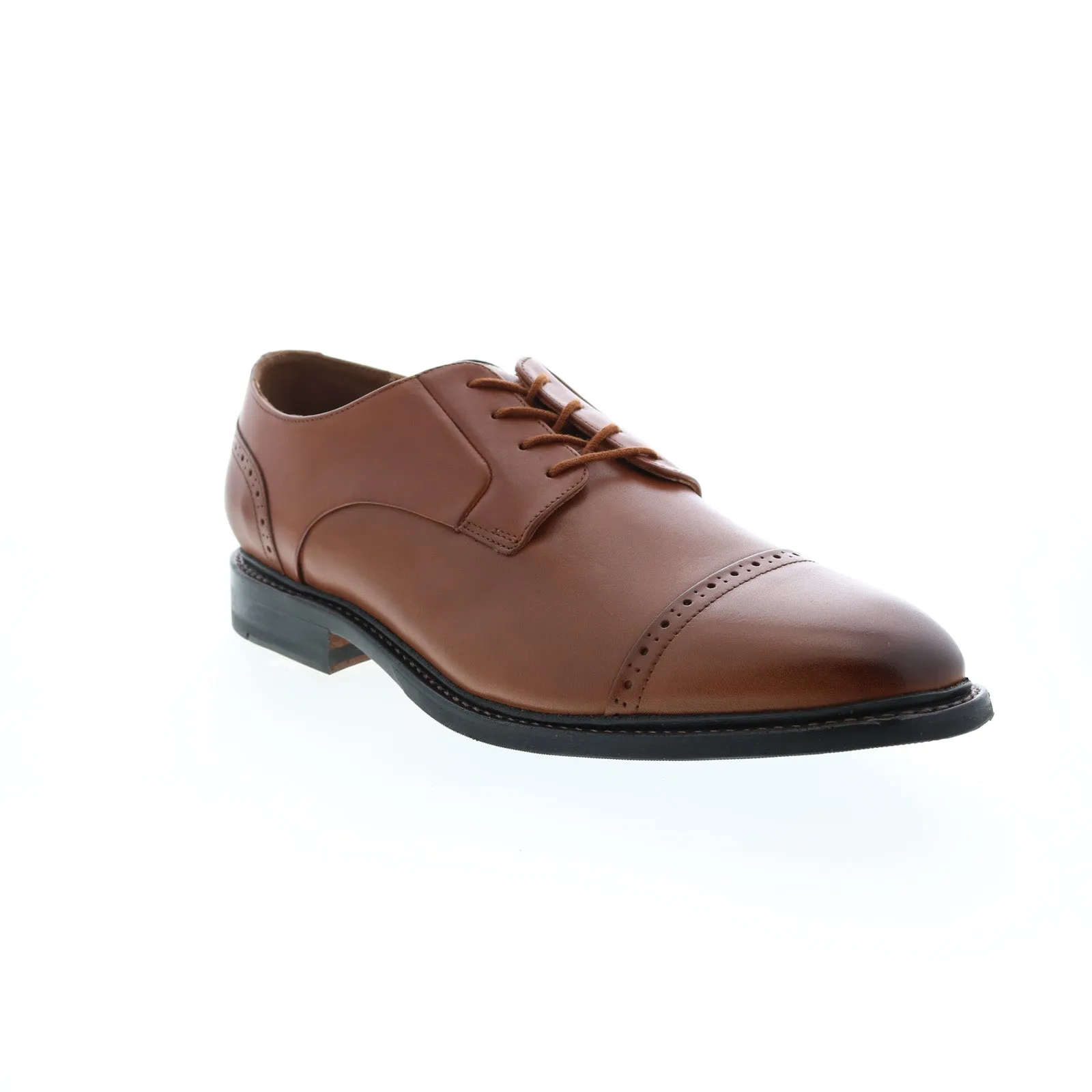 Brown Leather Comfort Oxford Shoes