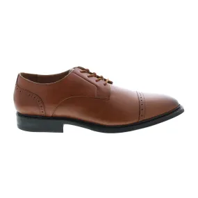 Brown Leather Comfort Oxford Shoes