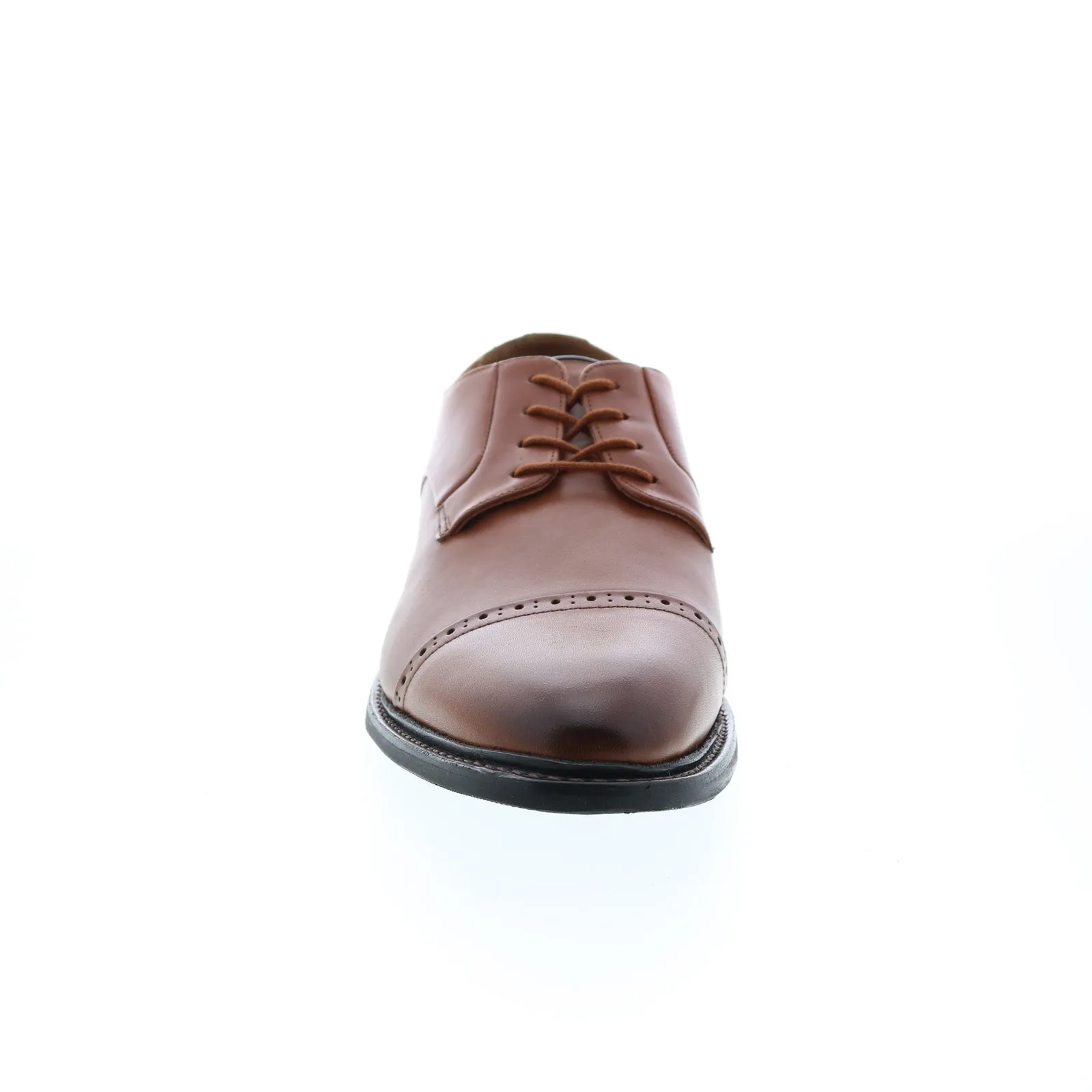 Brown Leather Comfort Oxford Shoes