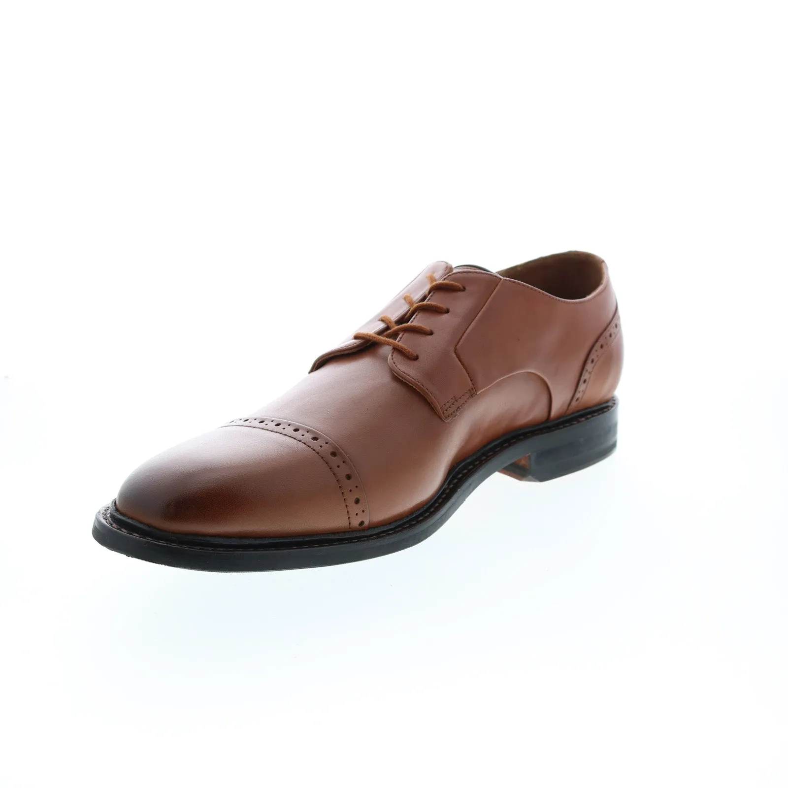 Brown Leather Comfort Oxford Shoes