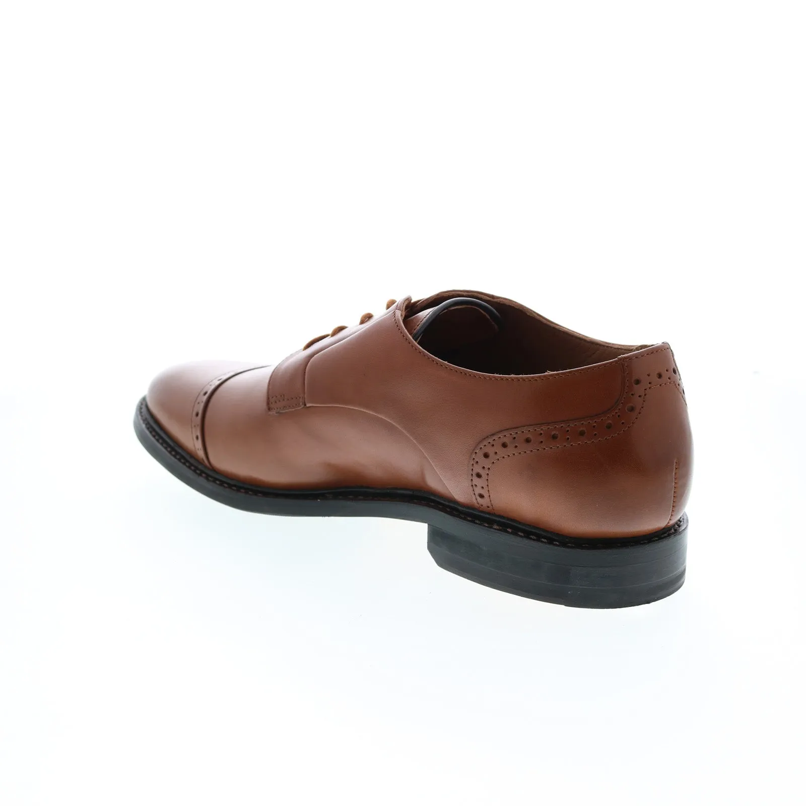 Brown Leather Comfort Oxford Shoes