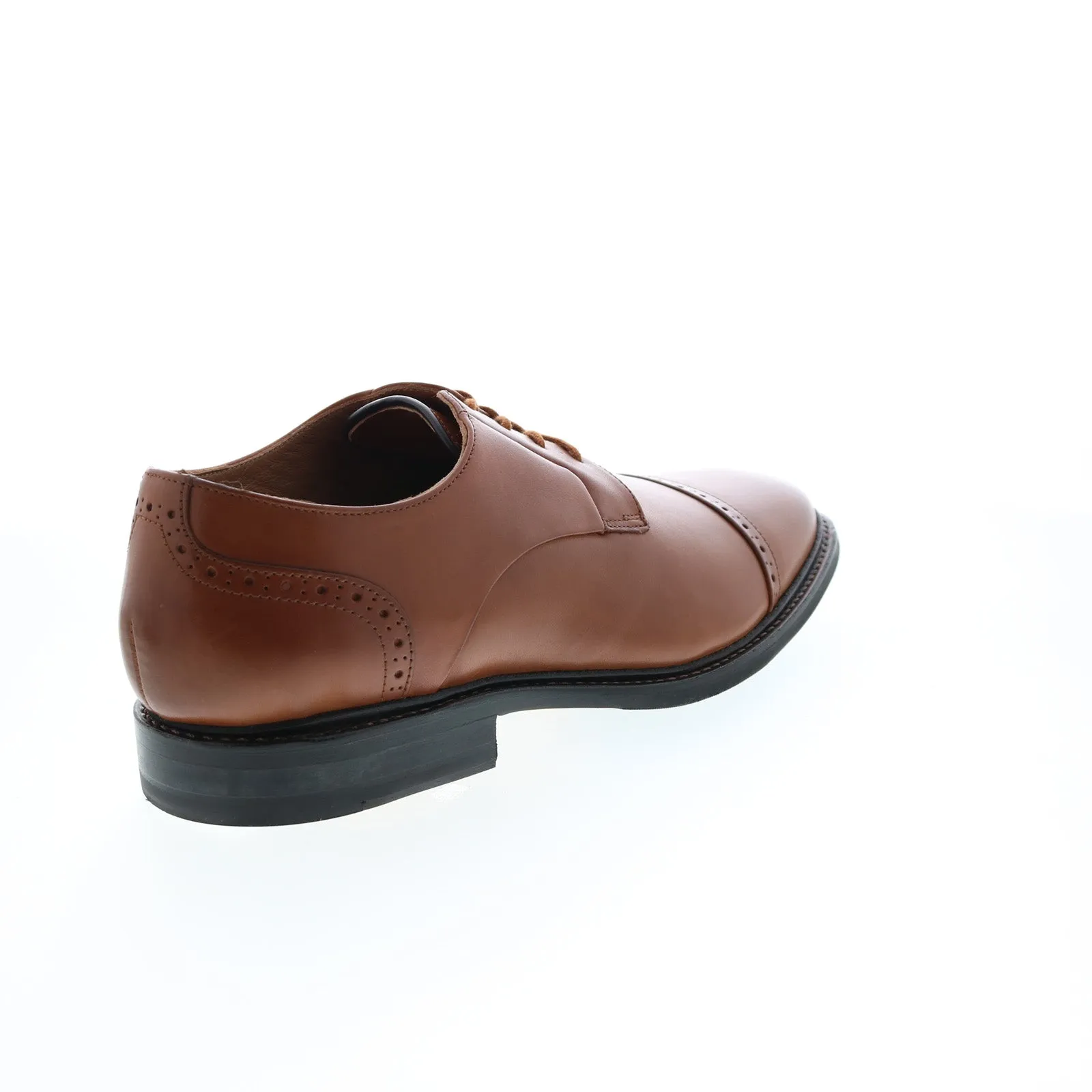 Brown Leather Comfort Oxford Shoes