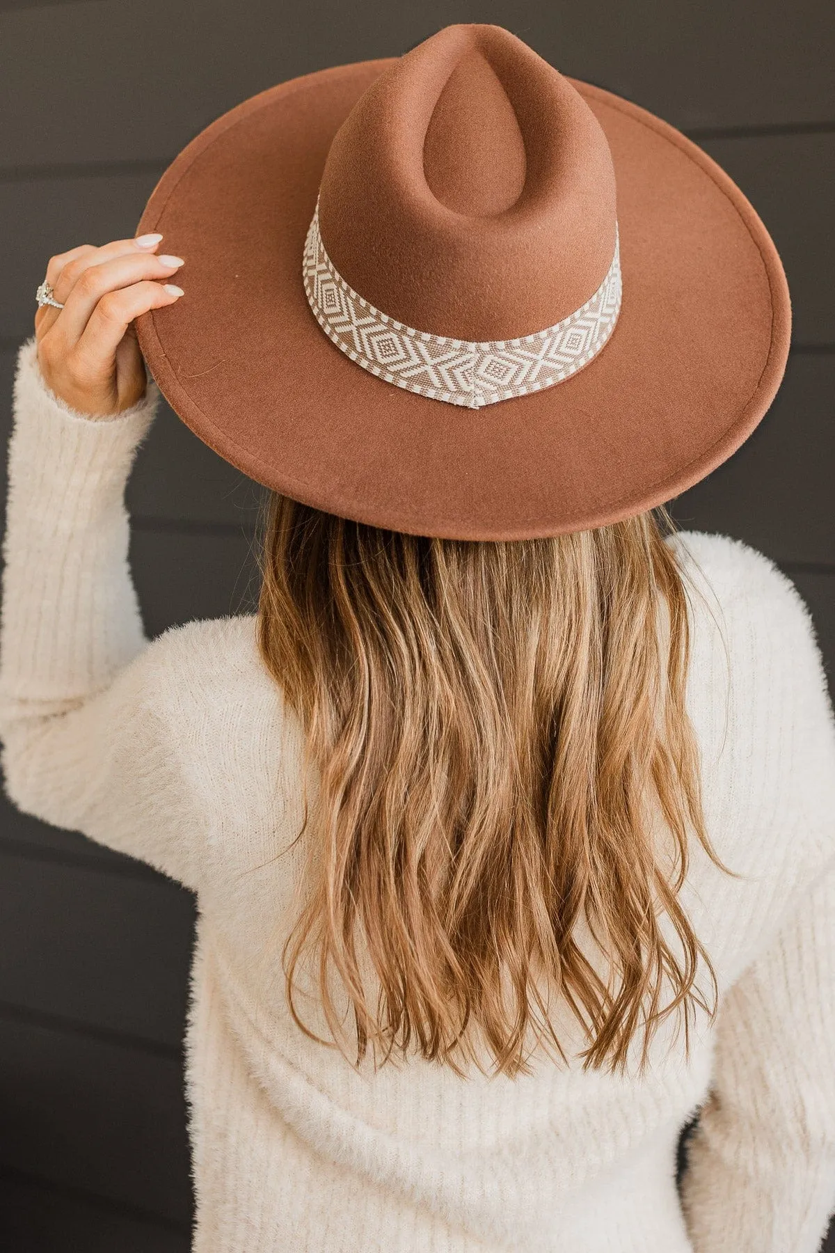 Brown Wide Brim Hat - Exciting Product