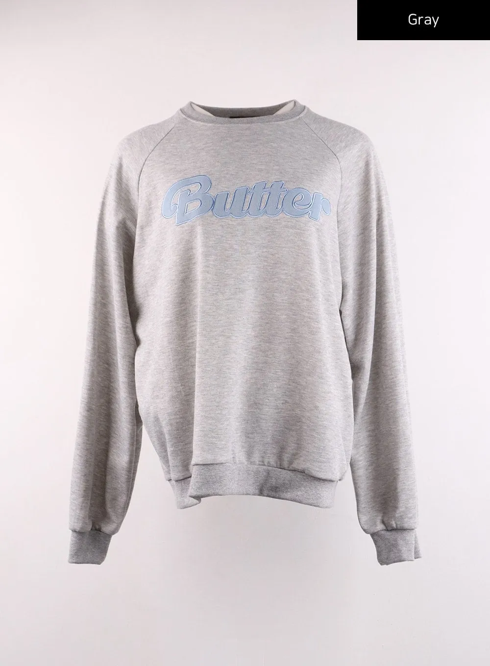 Butter Lettering Sweatshirt IJ430 - Shop Now