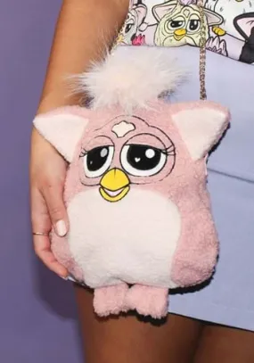 Fashionable Furby Pink Crossbody Purse