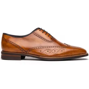 Zelli Wingtip Oxfords in Camel