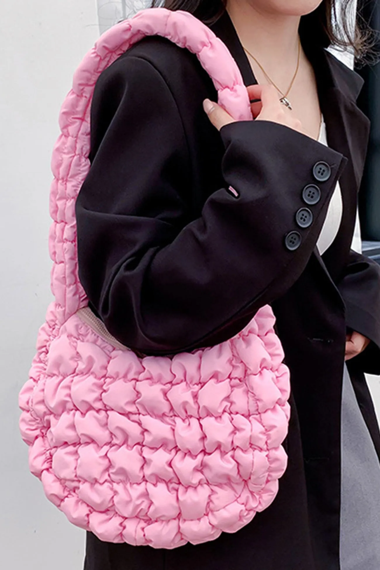 Candy Color Cloud Shoulder Bag