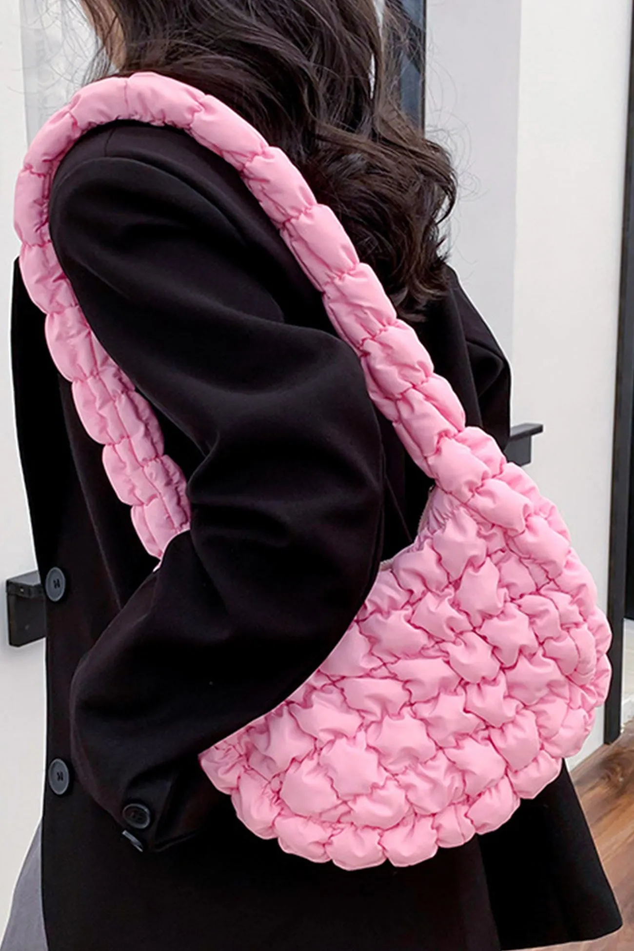 Candy Color Cloud Shoulder Bag