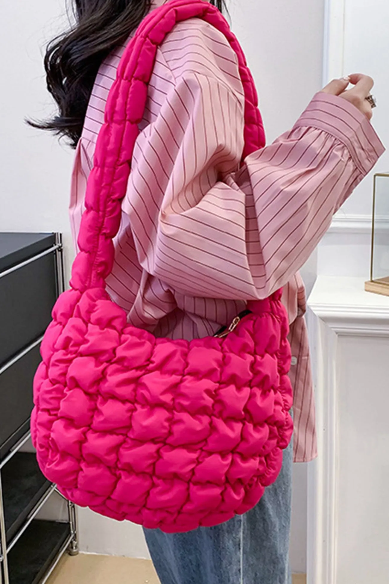 Candy Color Cloud Shoulder Bag