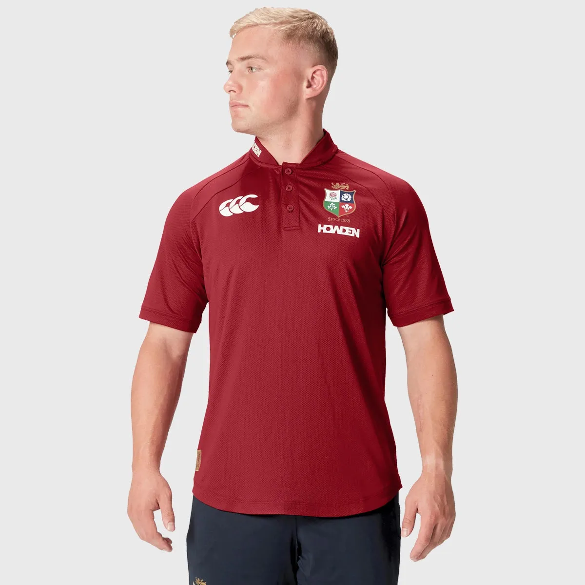 Canterbury British & Irish Lions Men's Poly Polo Shirt Red