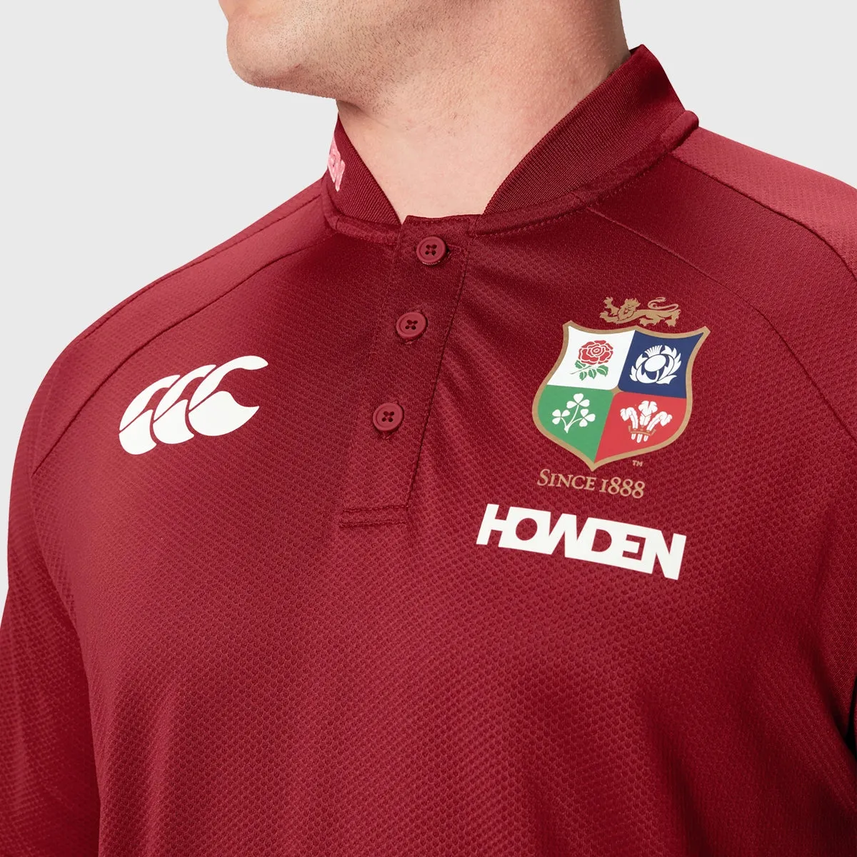 Canterbury British & Irish Lions Men's Poly Polo Shirt Red