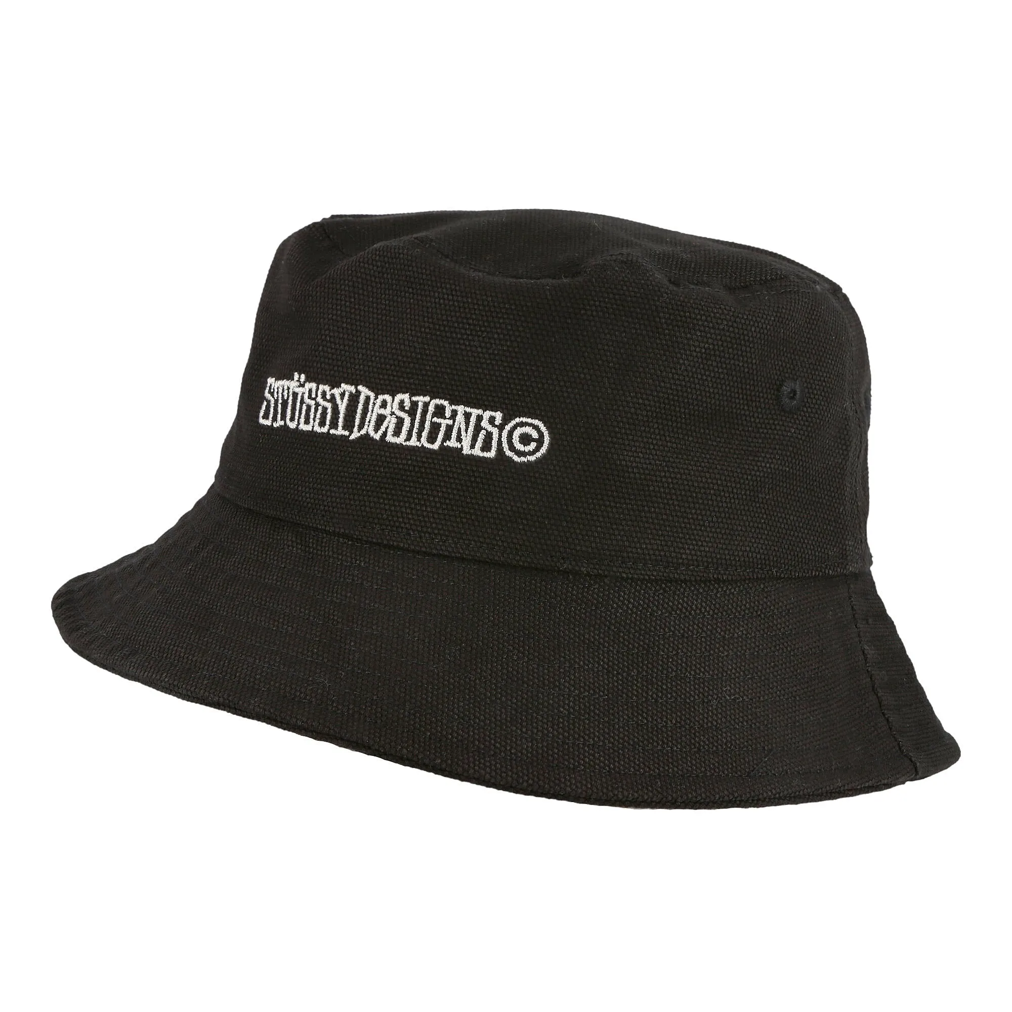 Canvas Wide Brim Bucket Hat