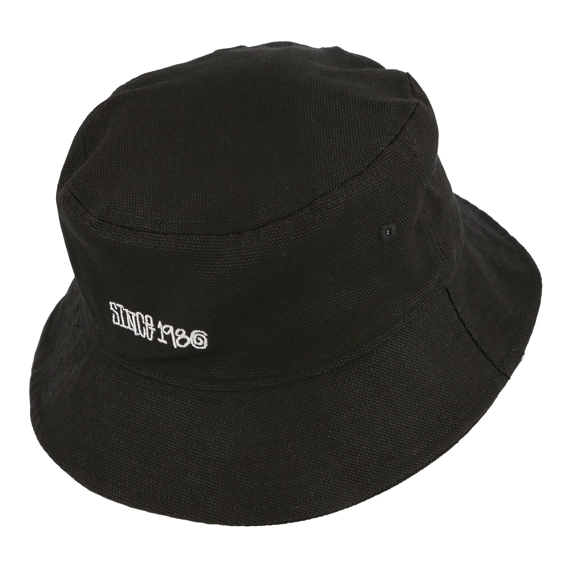 Canvas Wide Brim Bucket Hat