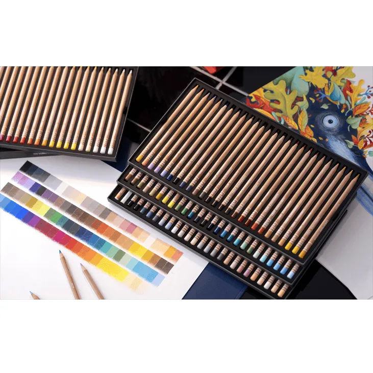 Caran d'Ache 100 Luminance 6901 Coloured Pencils Set Artists Professional