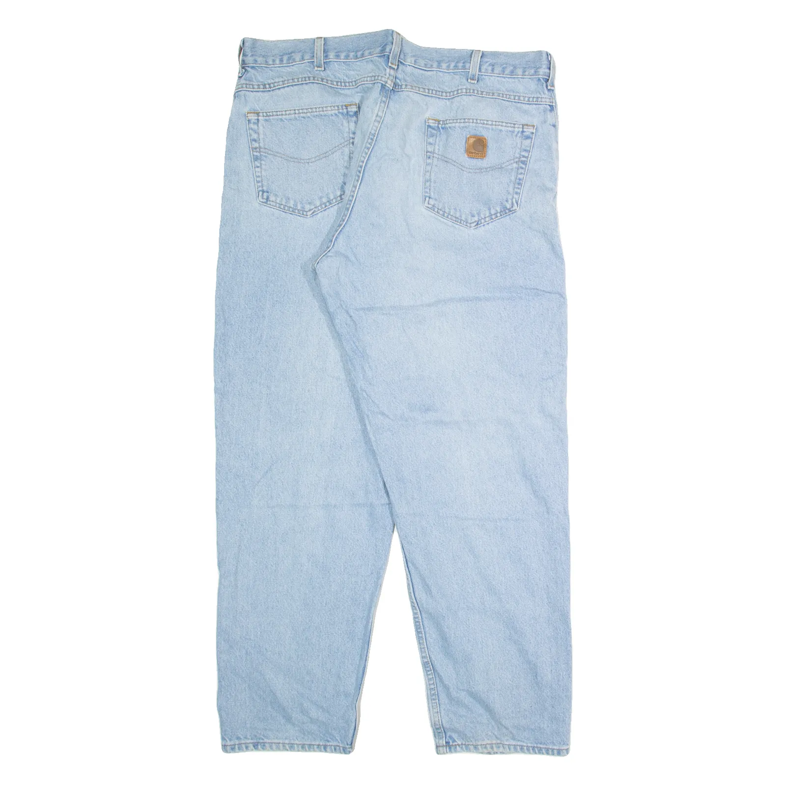 CARHARTT Mens Jeans Blue Regular Straight W42 L32