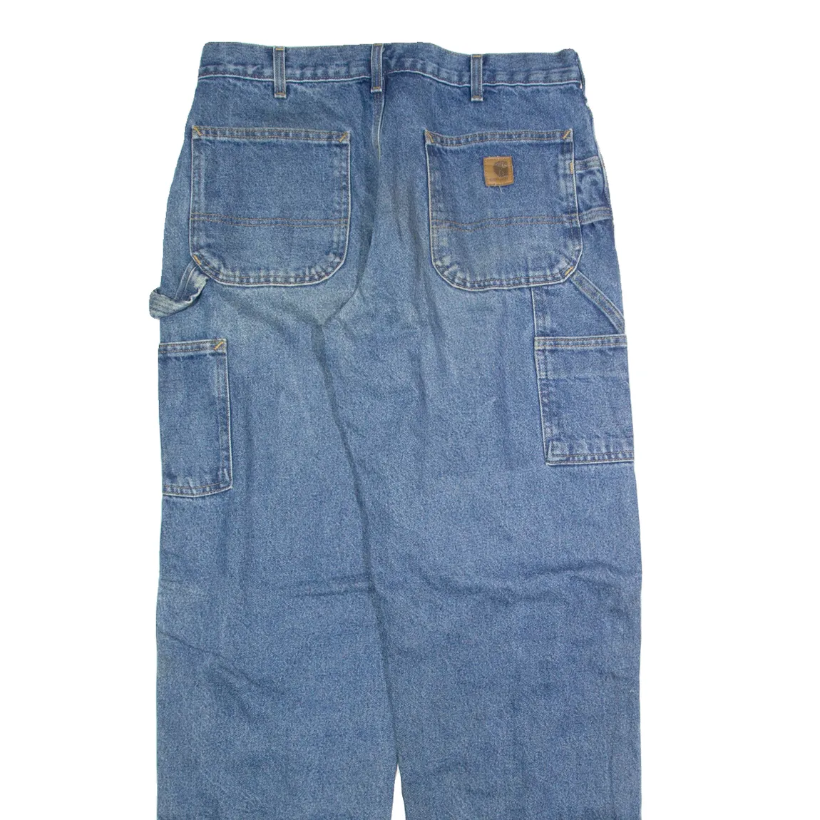 CARHARTT Mens Jeans Blue Regular Tapered W34 L34