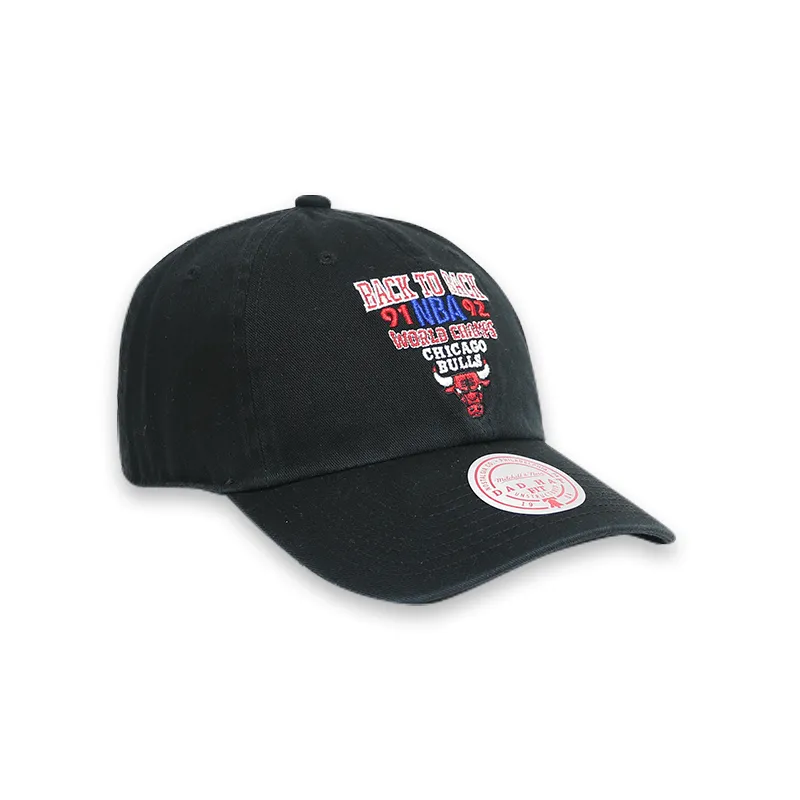 Chicago Bulls Black Dad Hat