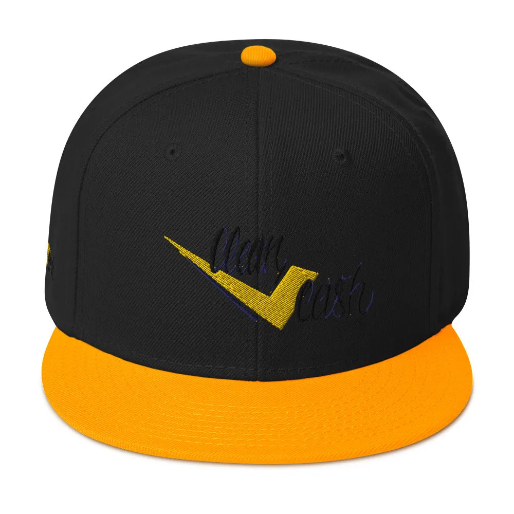 Check Clean Cash Snapback Hat