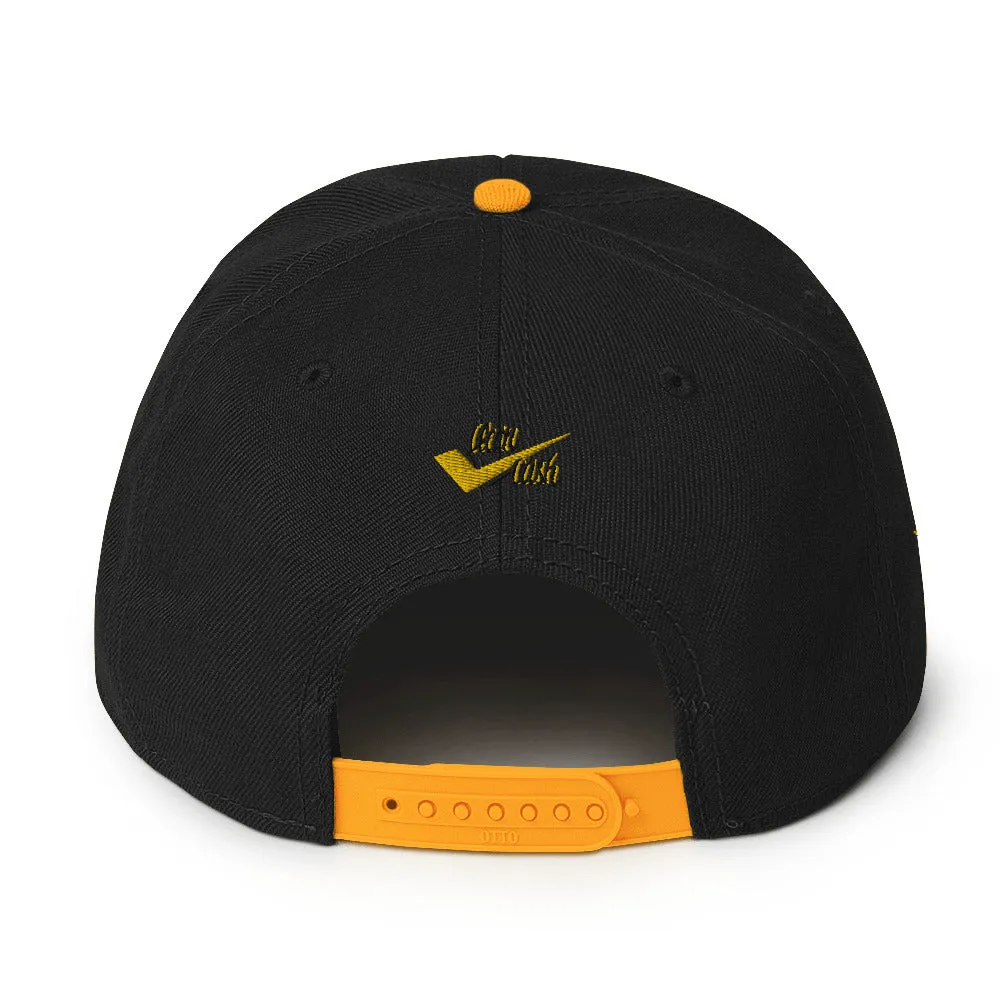 Check Clean Cash Snapback Hat