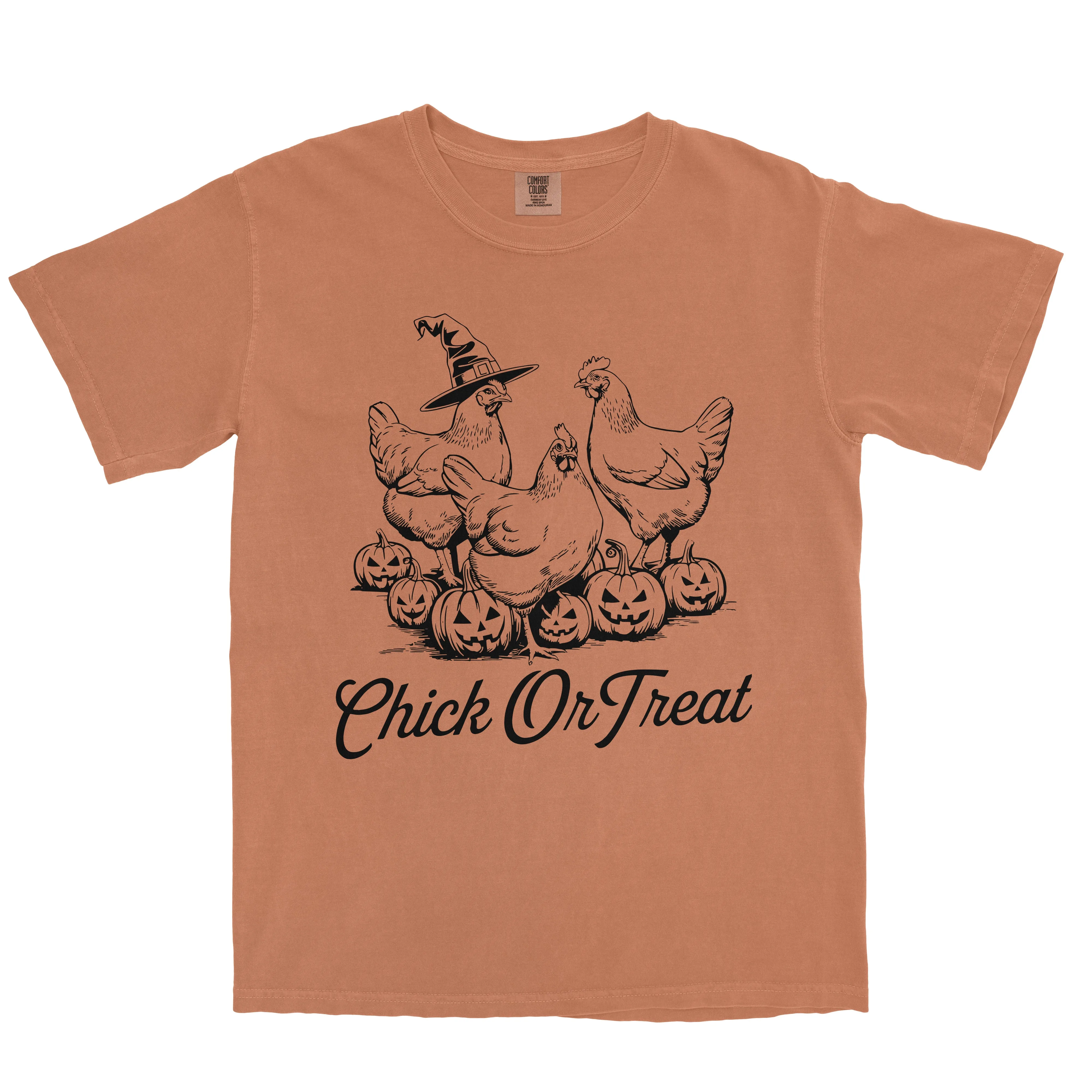 CHICK OR TREAT FARM HALLOWEEN SHIRT