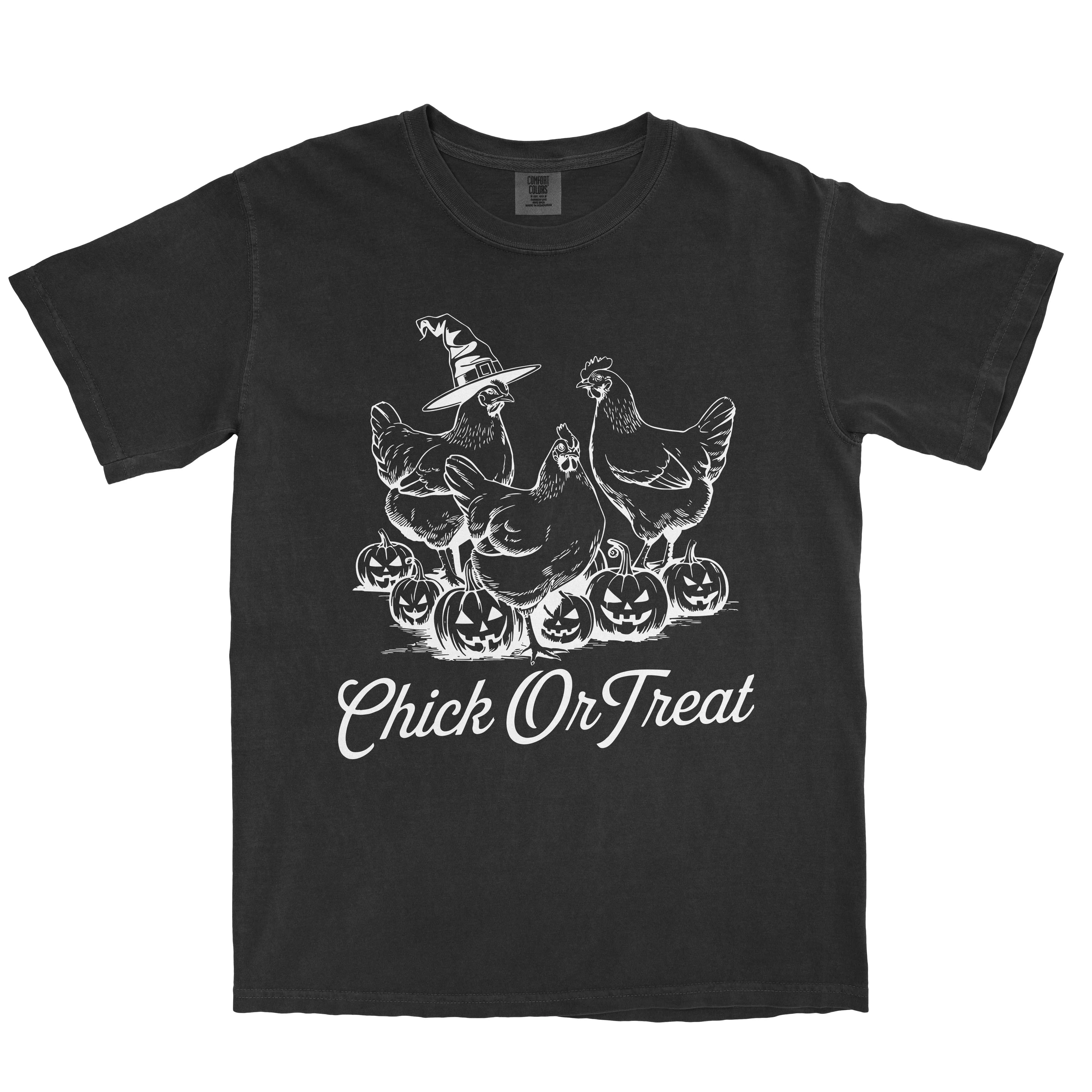 CHICK OR TREAT FARM HALLOWEEN SHIRT