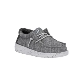 Children's Light Grey Sport Knit Sneakers