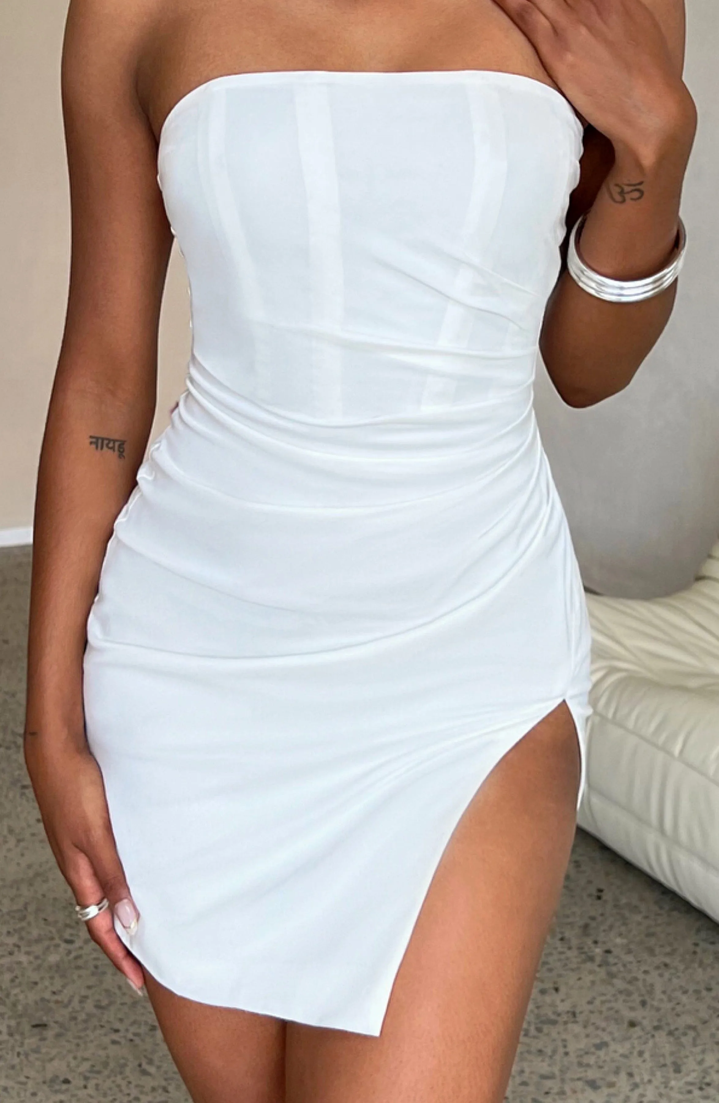 White Christiana Mini Dress