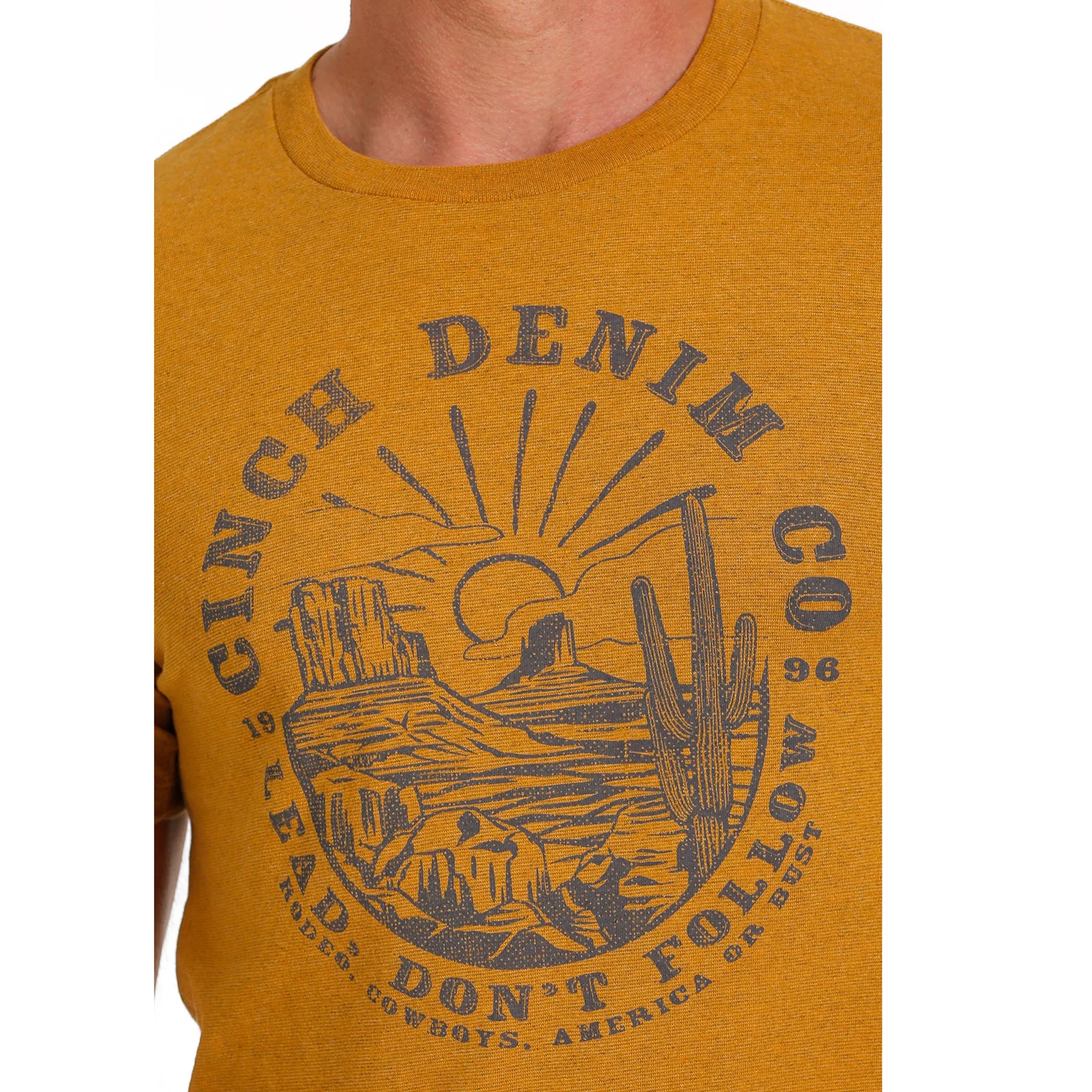 Men's Gold Cinch Tee Shirt