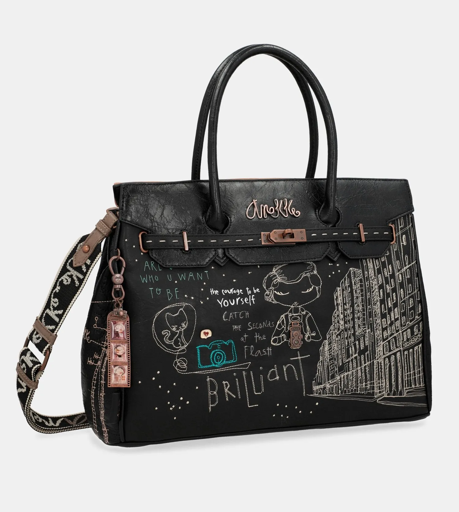 City Moments black shoulder bag