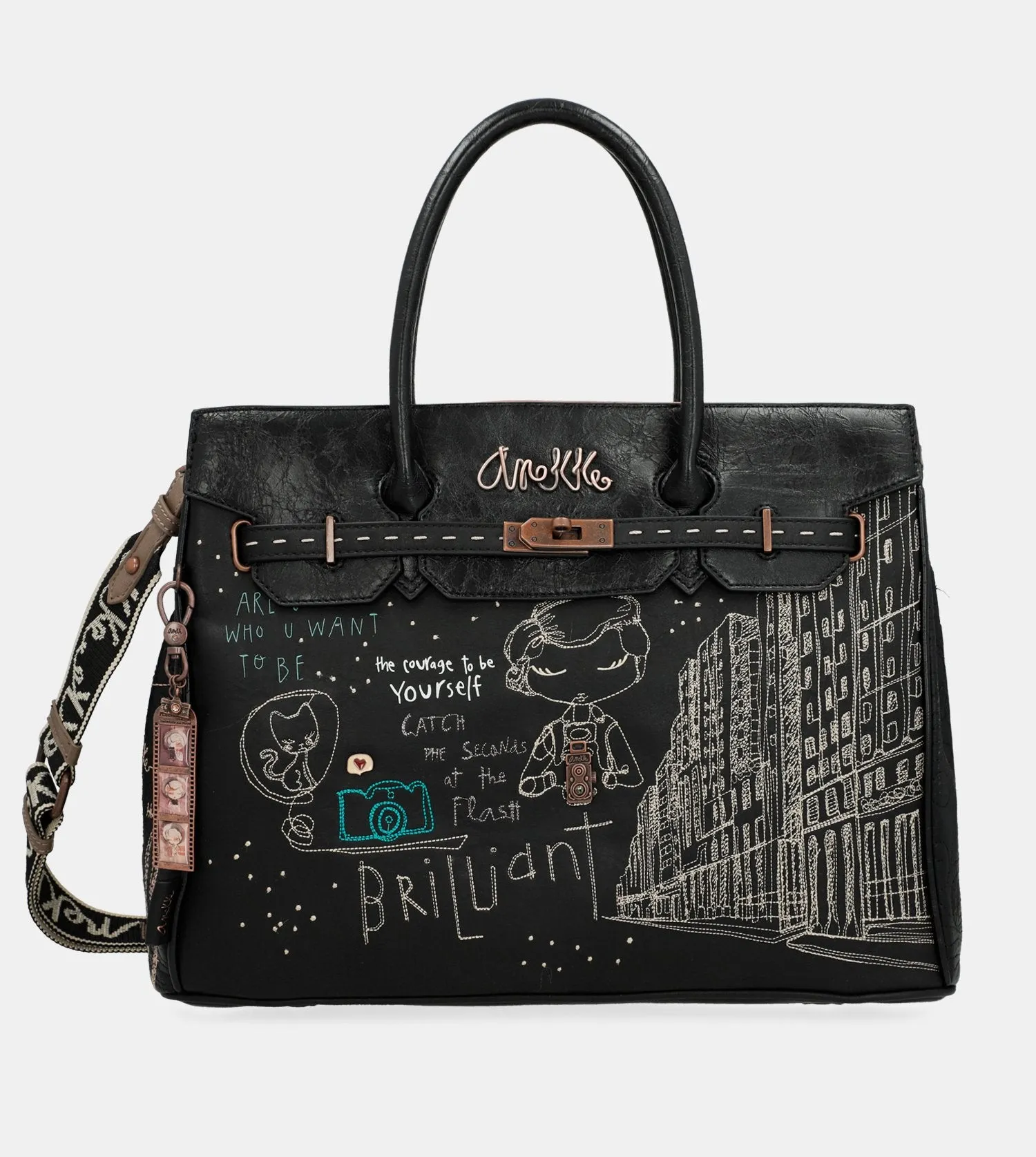 City Moments black shoulder bag