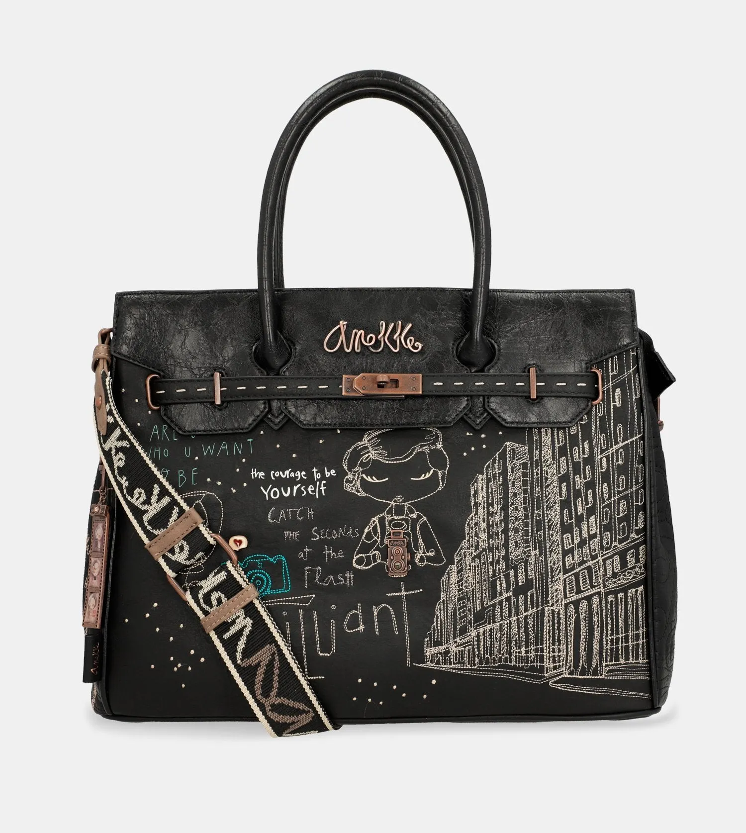 City Moments black shoulder bag