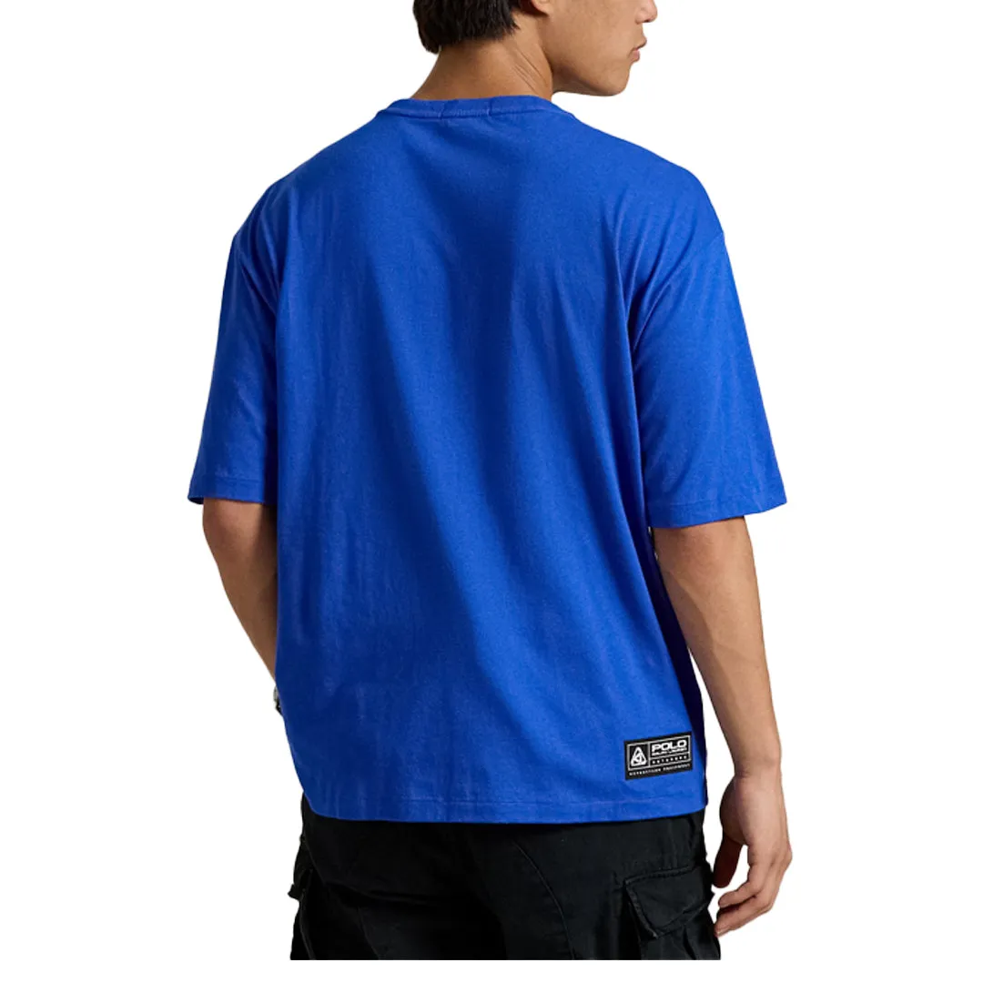 CLASSIC FIT LOGO JERSEY T-SHIRT HERITAGE BLUE