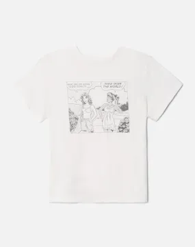 Vintage White Classic Girl Power Tee