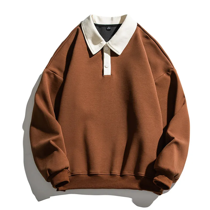 Classic Vibe | Casual Polo Sweatshirt