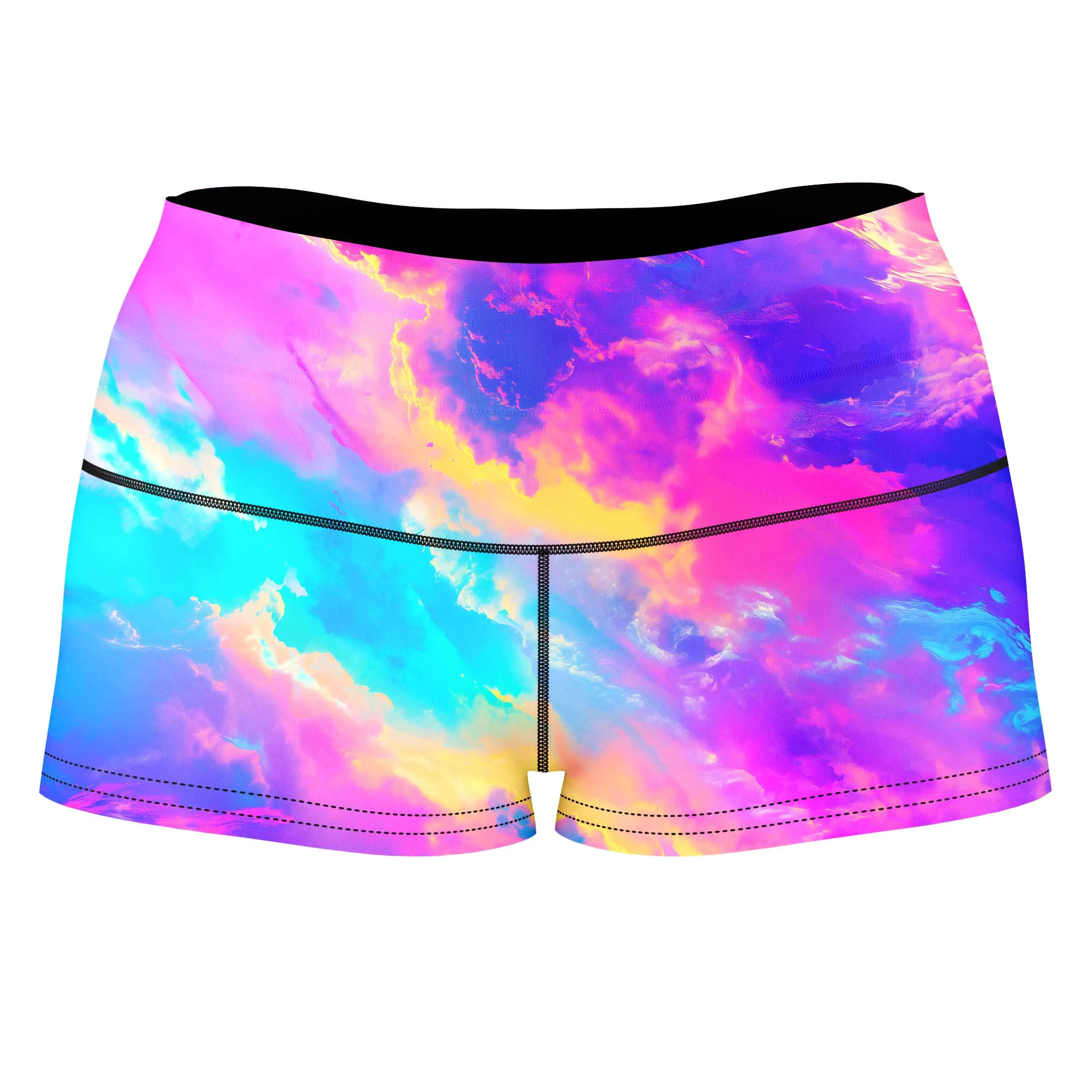 Cloudopia Rave Bra and High Waist Booty Shorts Combo