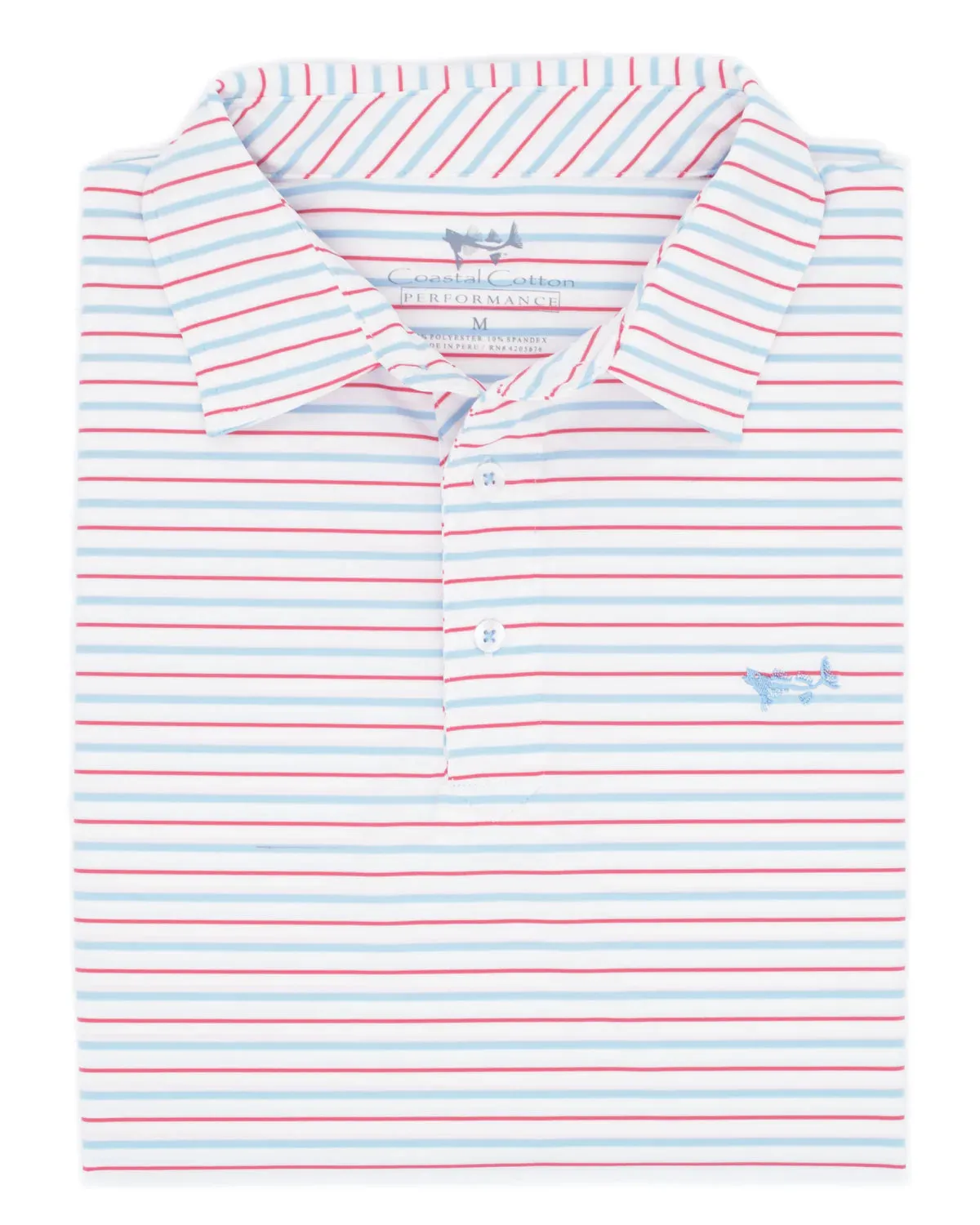 Coastal Cotton Performance Polo