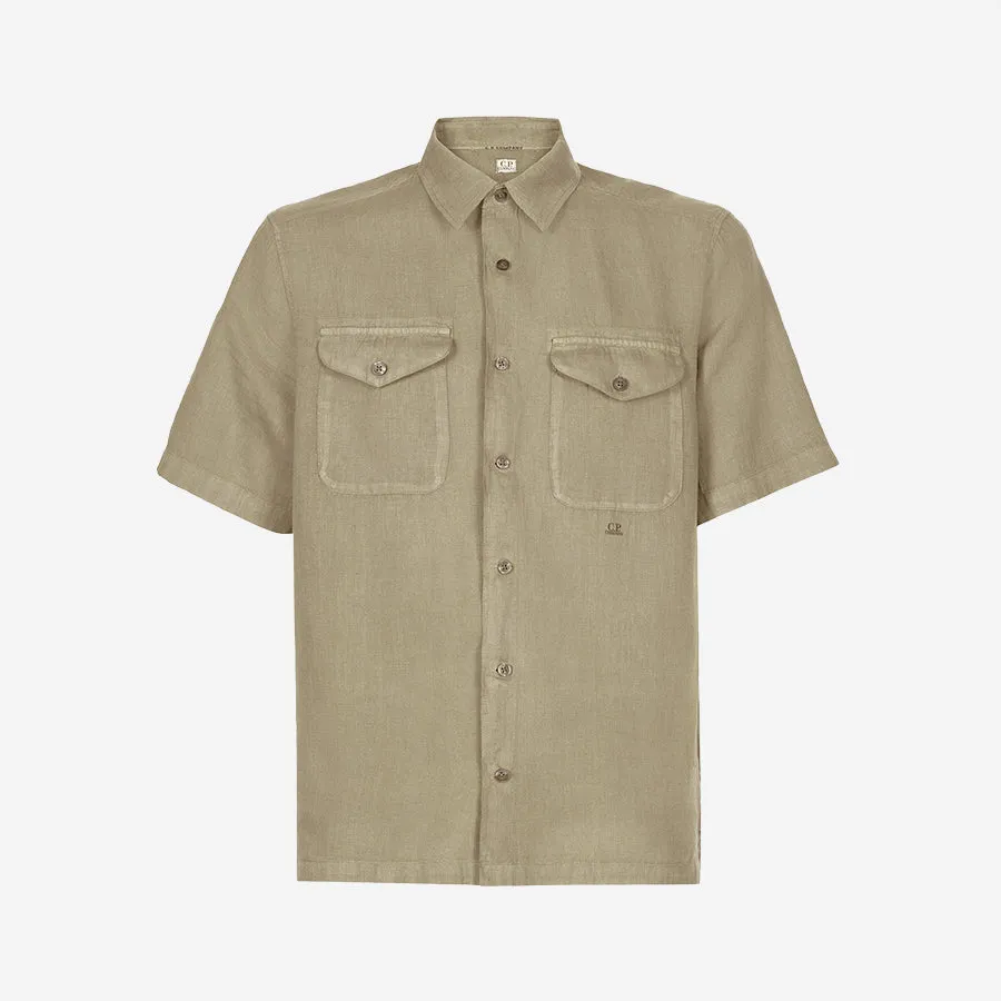 Cobblestone Lino Pockets Shirt