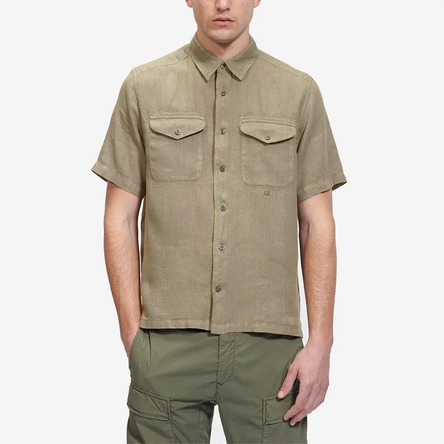 Cobblestone Lino Pockets Shirt