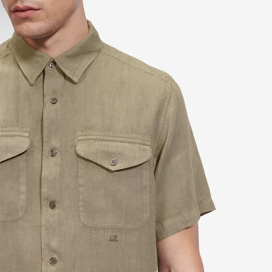 Cobblestone Lino Pockets Shirt