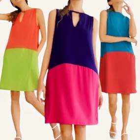 Color Block CALLA Shift Dress