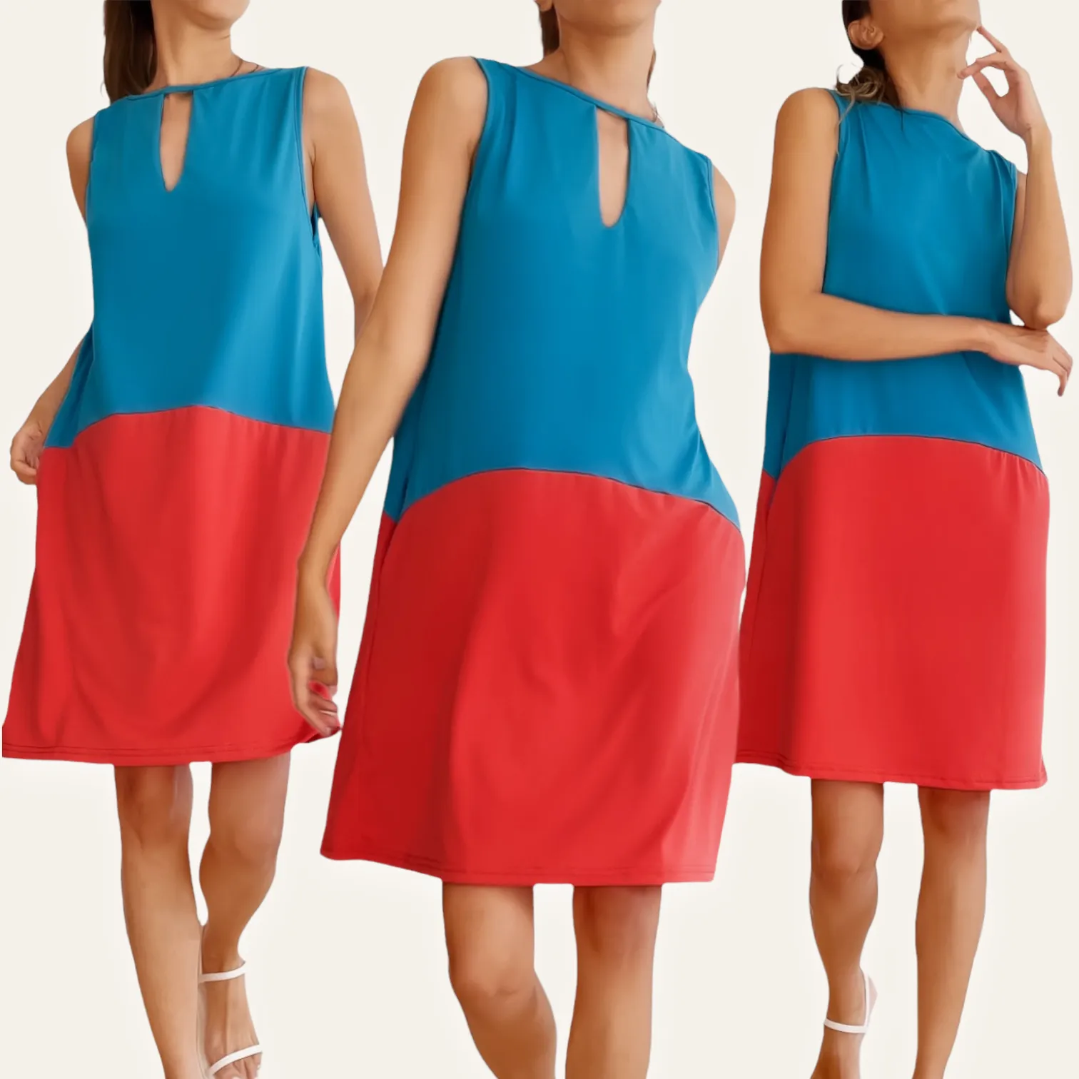 Color Block CALLA Shift Dress